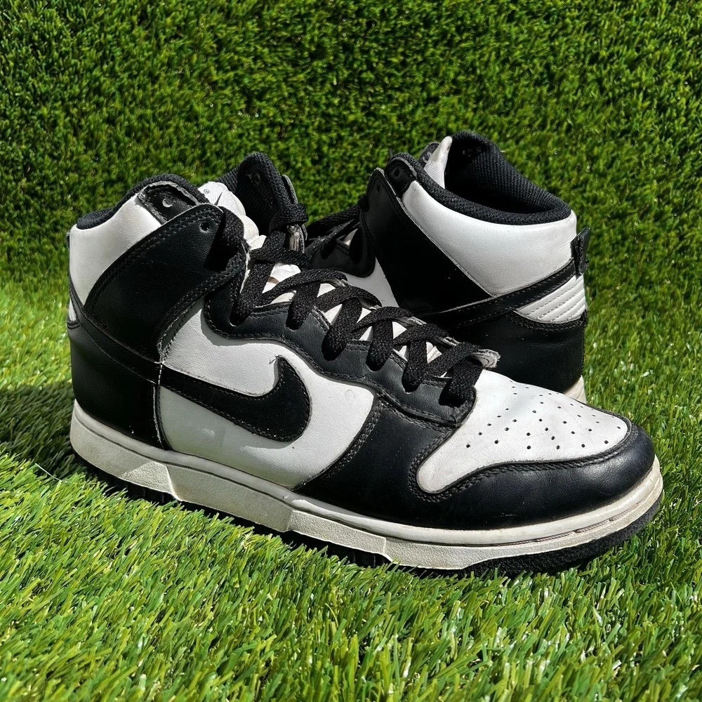 Nike Shoes Men Size 9.5 Dunk High Panda Black White Sneakers DD1869-103